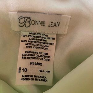 Girls Bonnie Jean size 10 formal dress